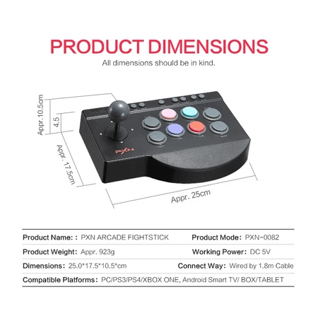 PXN Arcade Game Joystick Controller 0082