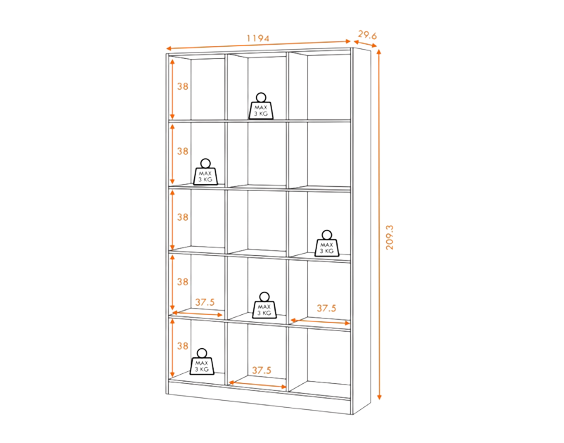 Cubic  Rak Serbaguna GENIO BC 1201 R
