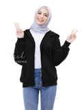 10 Rekomendasi Hoodie Hitam Wanita Terbaik 5