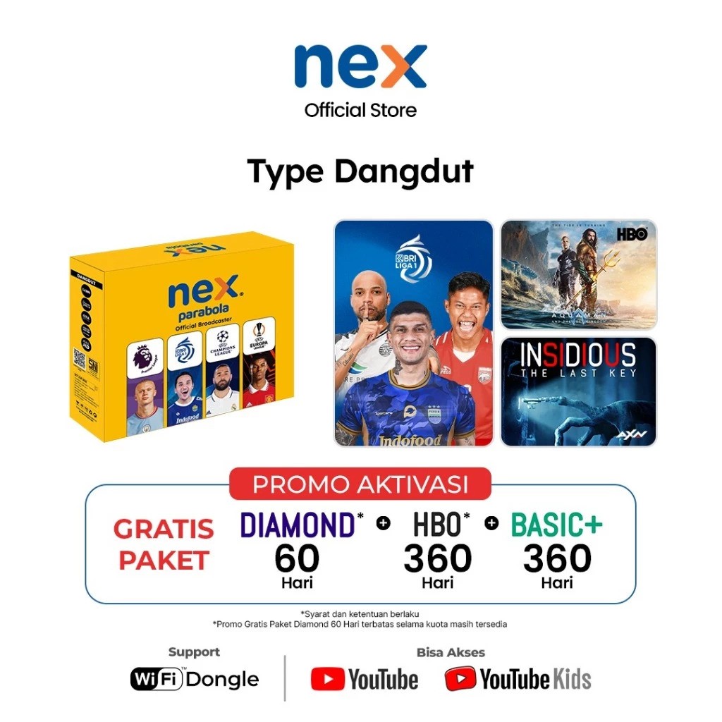 Mediatama Televisi Nex Parabola Type Kuning