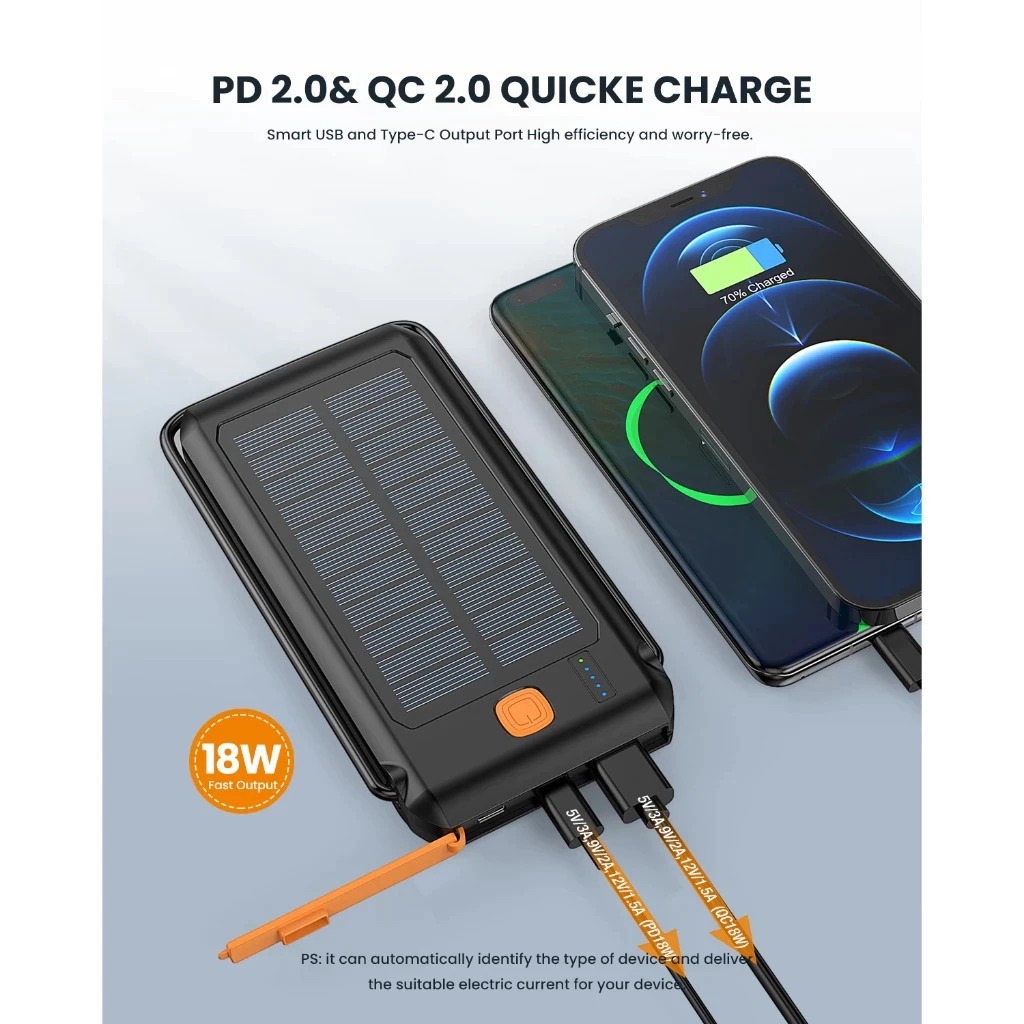  PB SOLAR Powerbank Portabel  PB-P07