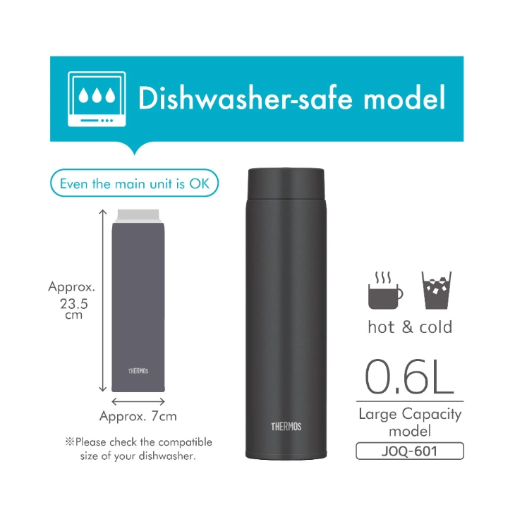 Thermos LLC Thermos Vacuum Insulated Portable Tumbler 600 ml JOQ-601