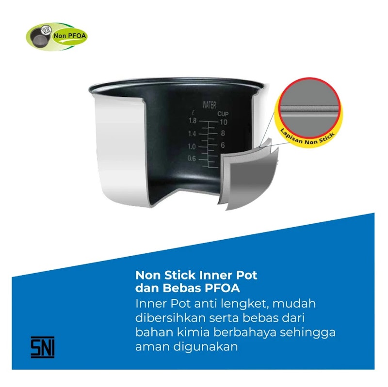Miyako Rice Cooker Mini 0.6L 5