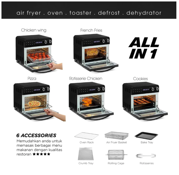  Oxynic Air Fryer Oven 02-AFO