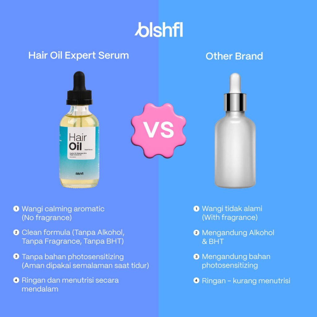 Continental Cosmetic BLSHFL Hair Oil Expert Serum