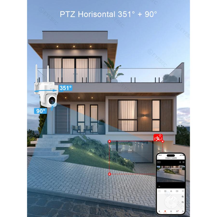 Upin Masa Depan EYESEC IP Camera Outdoor PTZ  ES07