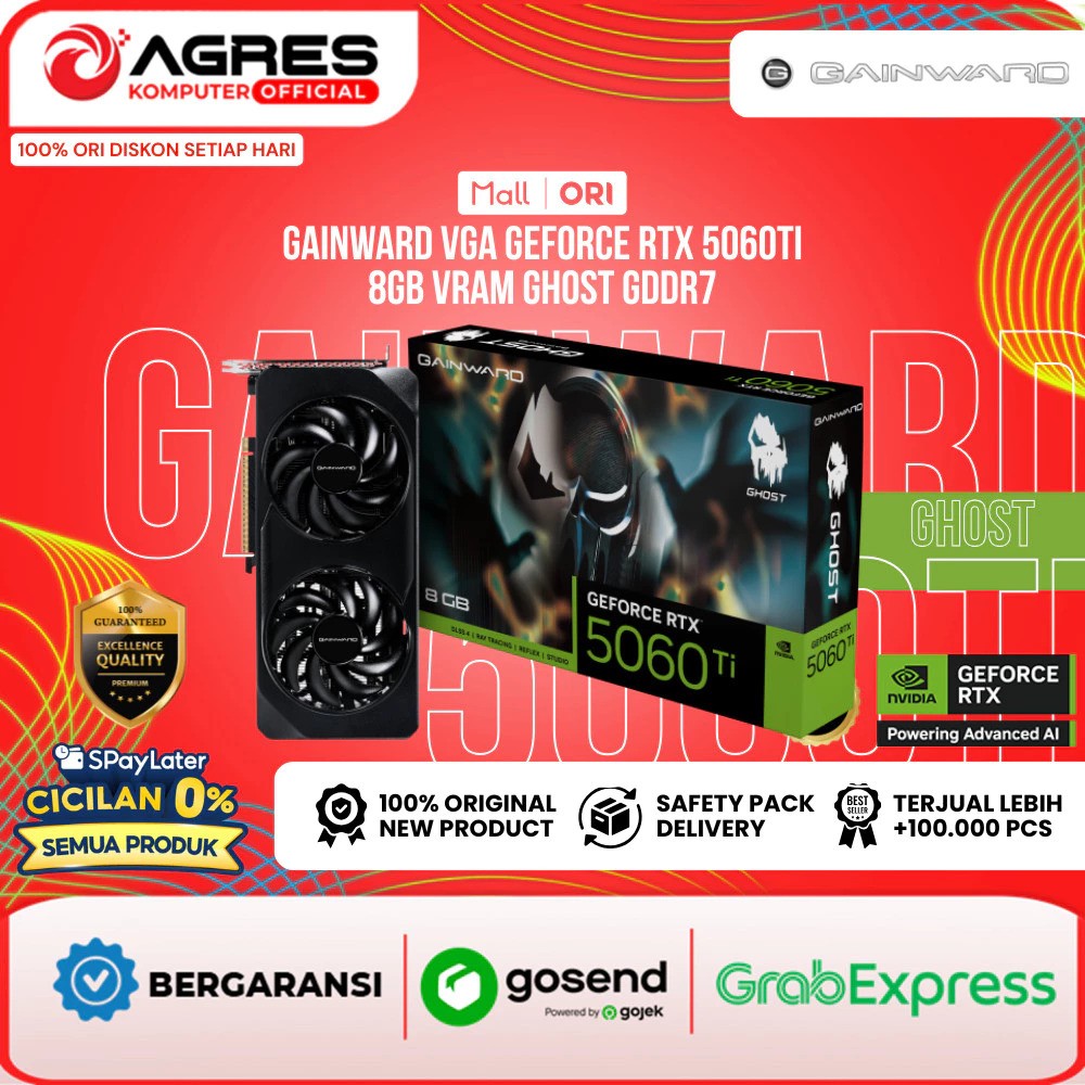 Palit Microsystems Gainward GeForce RTX™ 5060 Ti Ghost 