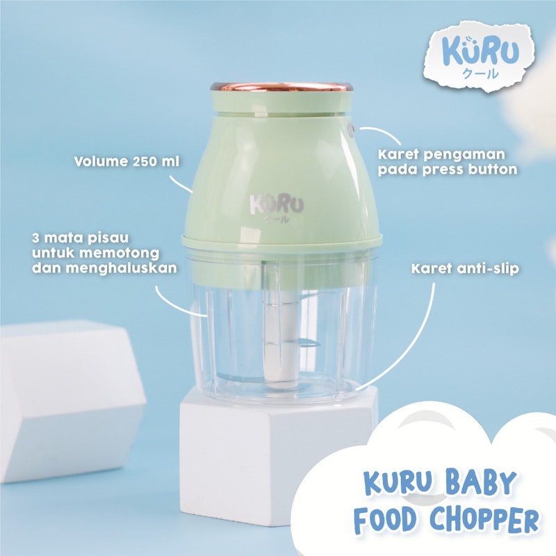 KURU Electric Baby Food Chopper Blender 2