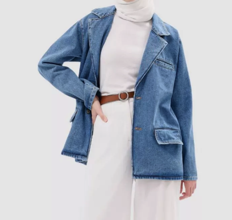 Myself Blazer Denim Wanita 3
