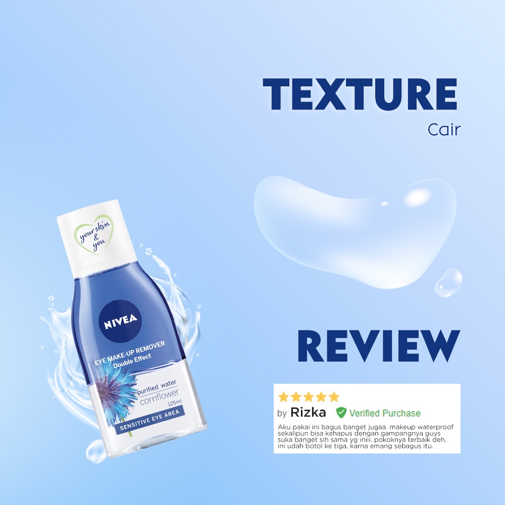 NIVEA Double Effect Eye Make-Up Remover