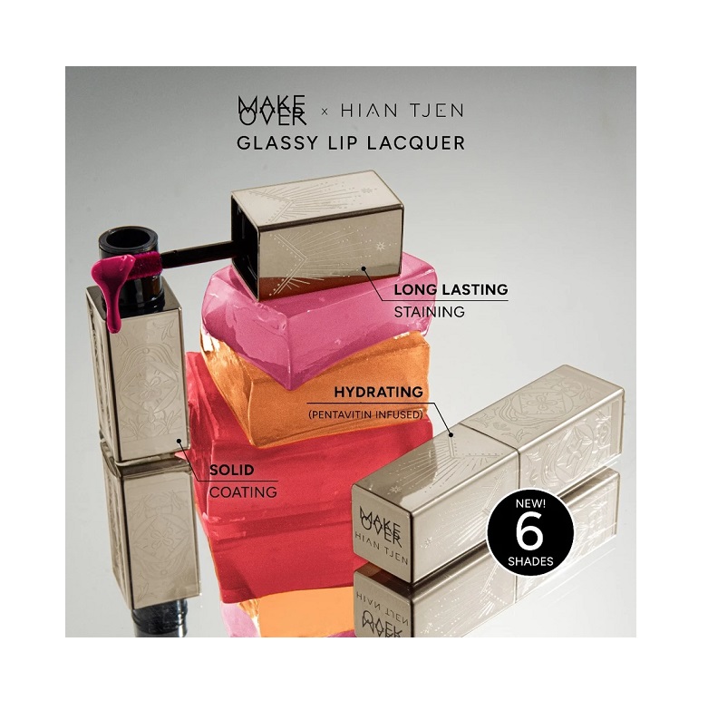 Paragon Technology and Innovation MAKE OVER Glassy Lip Lacquer X Hian Tjen 409 Nocturne