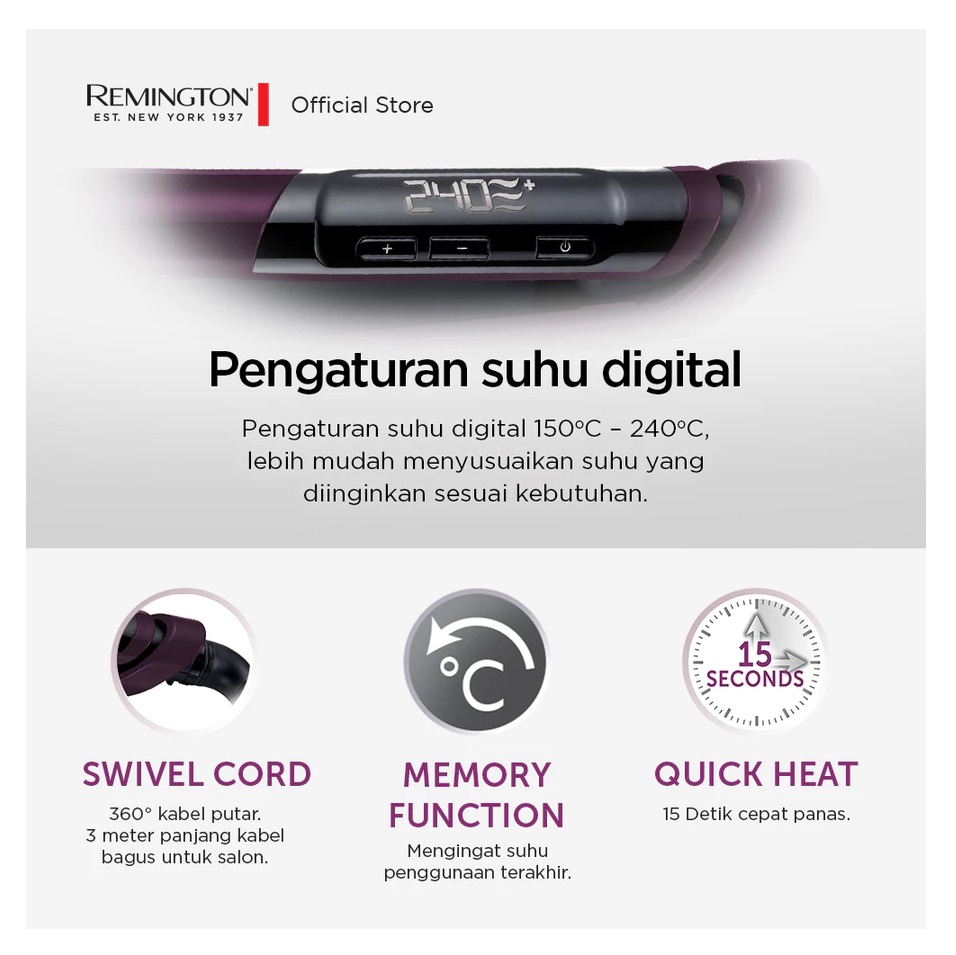 Spectrum Brands Remington Silk Ceramic Ultra Straightener S9603