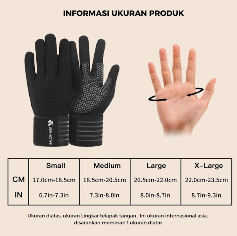 GEN ACTIVE Gym Gloves 2