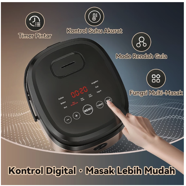  Saluyar Low Sugar Rice Cooker 5 Liter