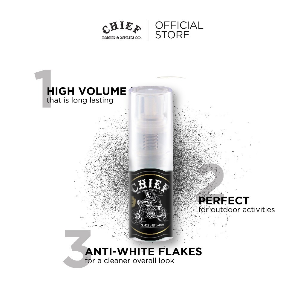 Chief Barber & Supplies Chief Black Hair Powder