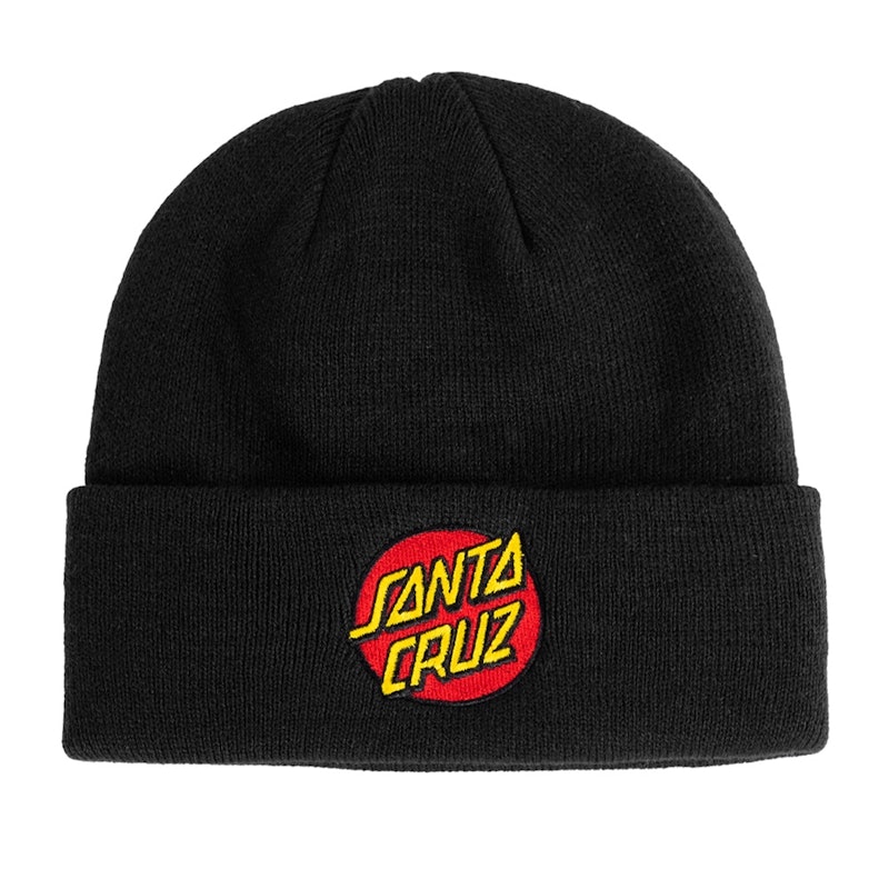Classic Dot Patch Beanie Hat 1