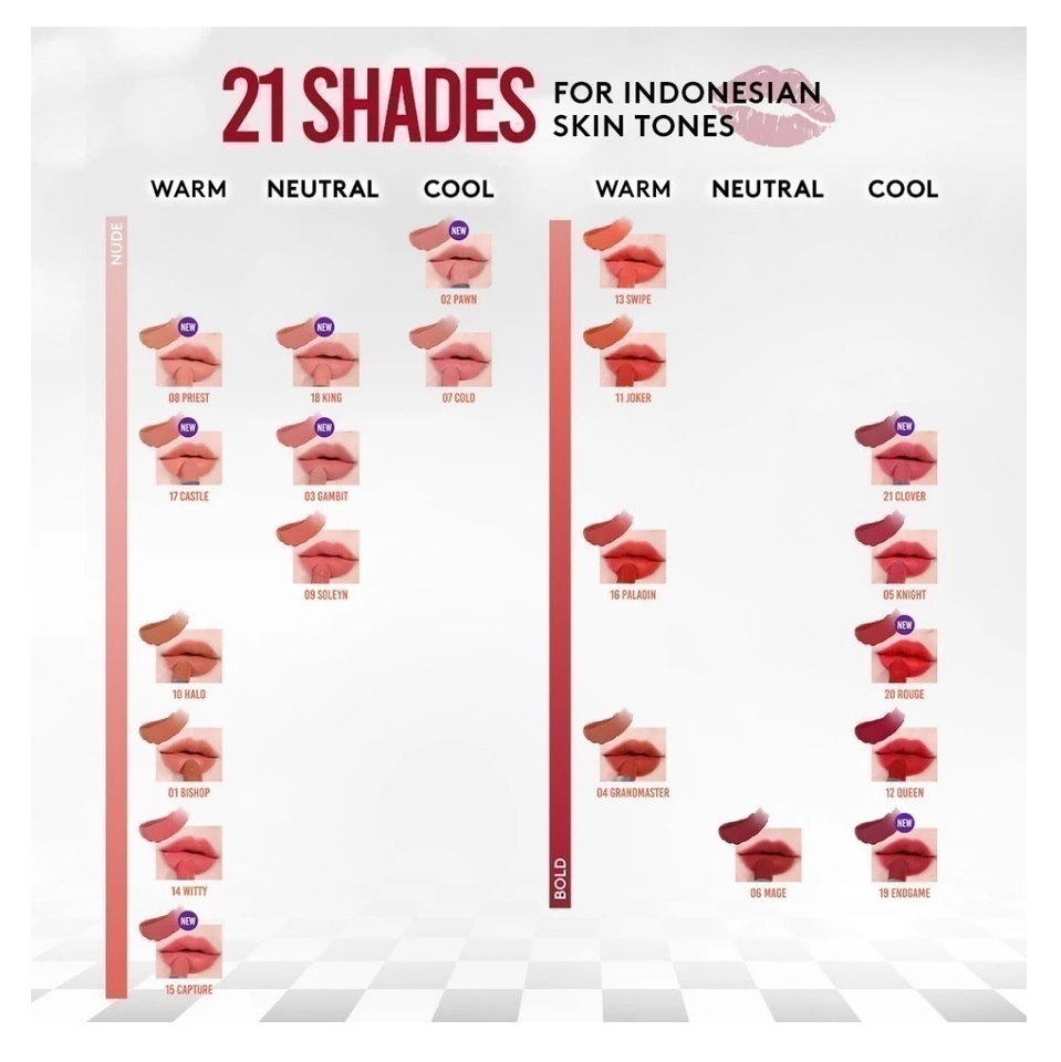 Royal Pesona Indonesia SOMETHINC Checkmatte Transferproof Lipstick 07 Cold