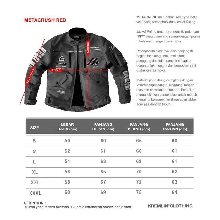 Kremlin Clothing Kremlin Metacrush Red Jacket