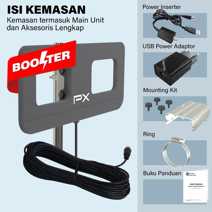 Best Fortune Indonesia PX Antena TV Digital Outdoor HDA-9900