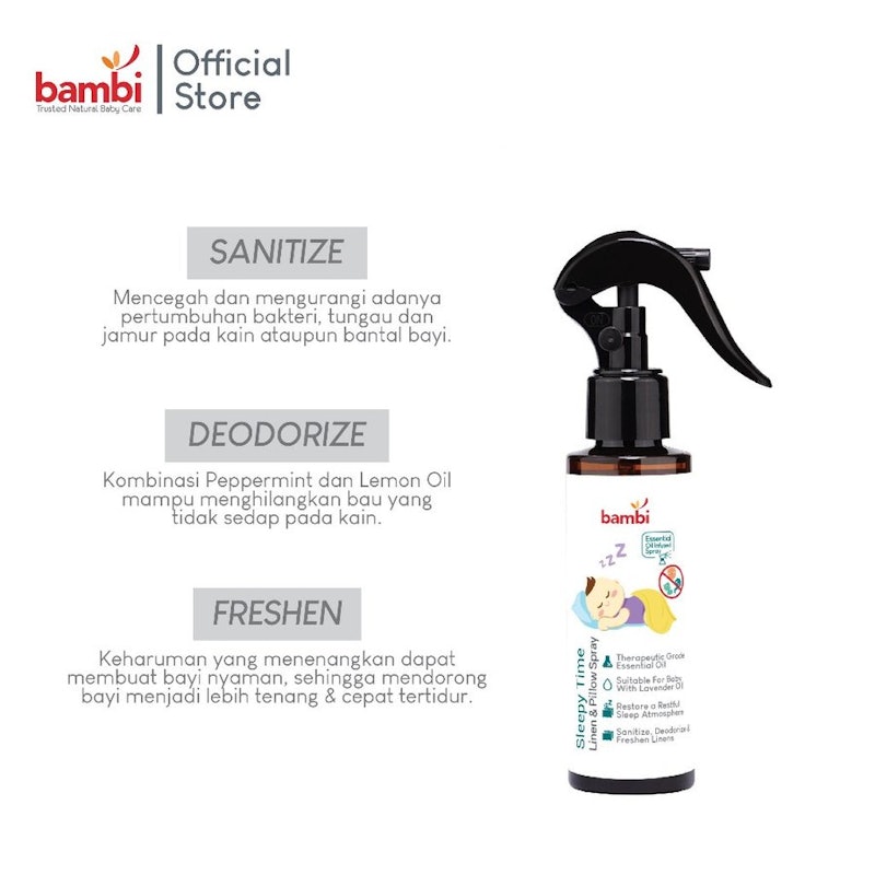 Bambi Baby Sleepy Time Linen & Pillow Spray 4