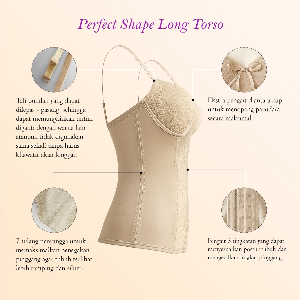 Ladora Perfect Shape Longtorso