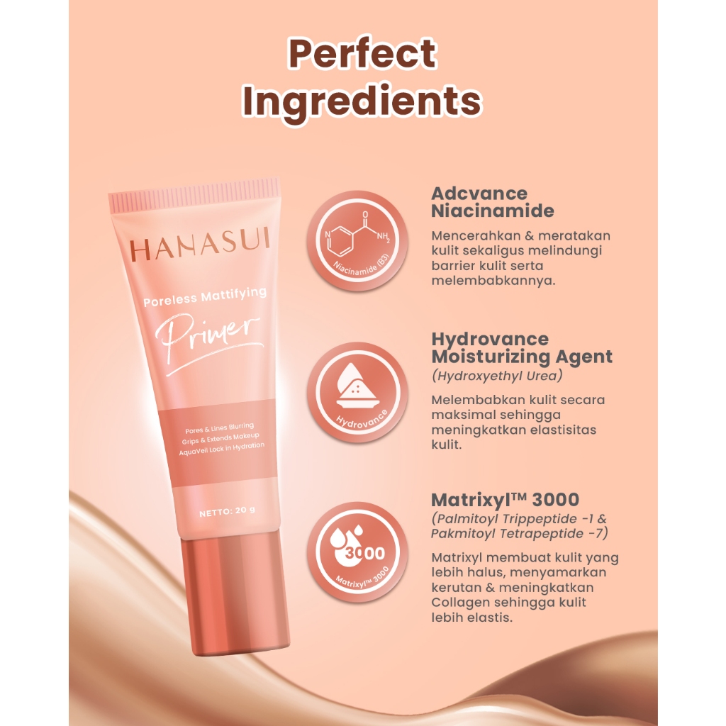 Eka Jaya Internasional Hanasui Poreless Mattifying Primer