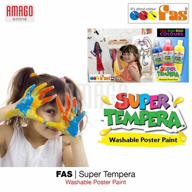 FAS Super Tempera Washable Poster Paint