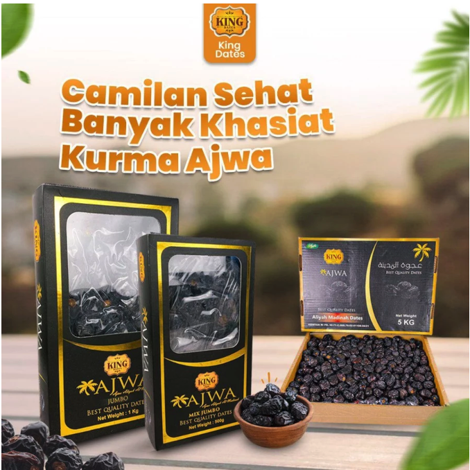 King Dates Ajwa Aliyah Al Madinah 1 kg