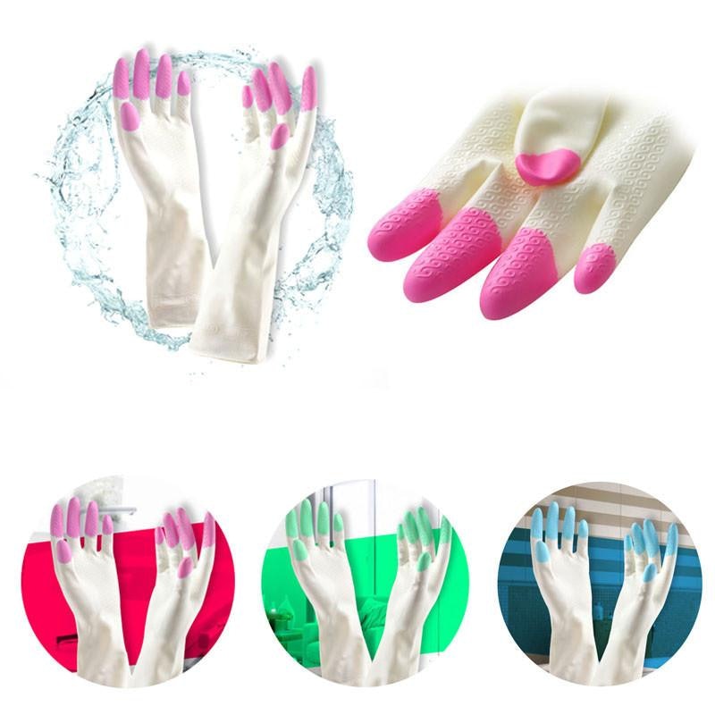 KUKE Sarung Tangan Cuci Piring Silikon Anti Air 5
