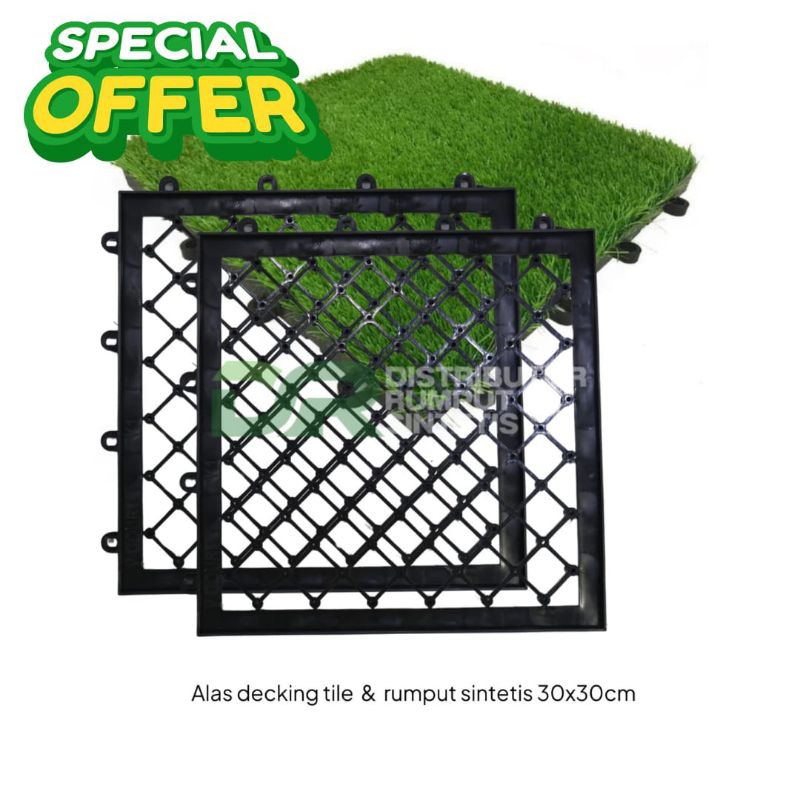  Distributor Rumput Sintetis Decking Tile Rumput Sintetis Bongkar Pasang