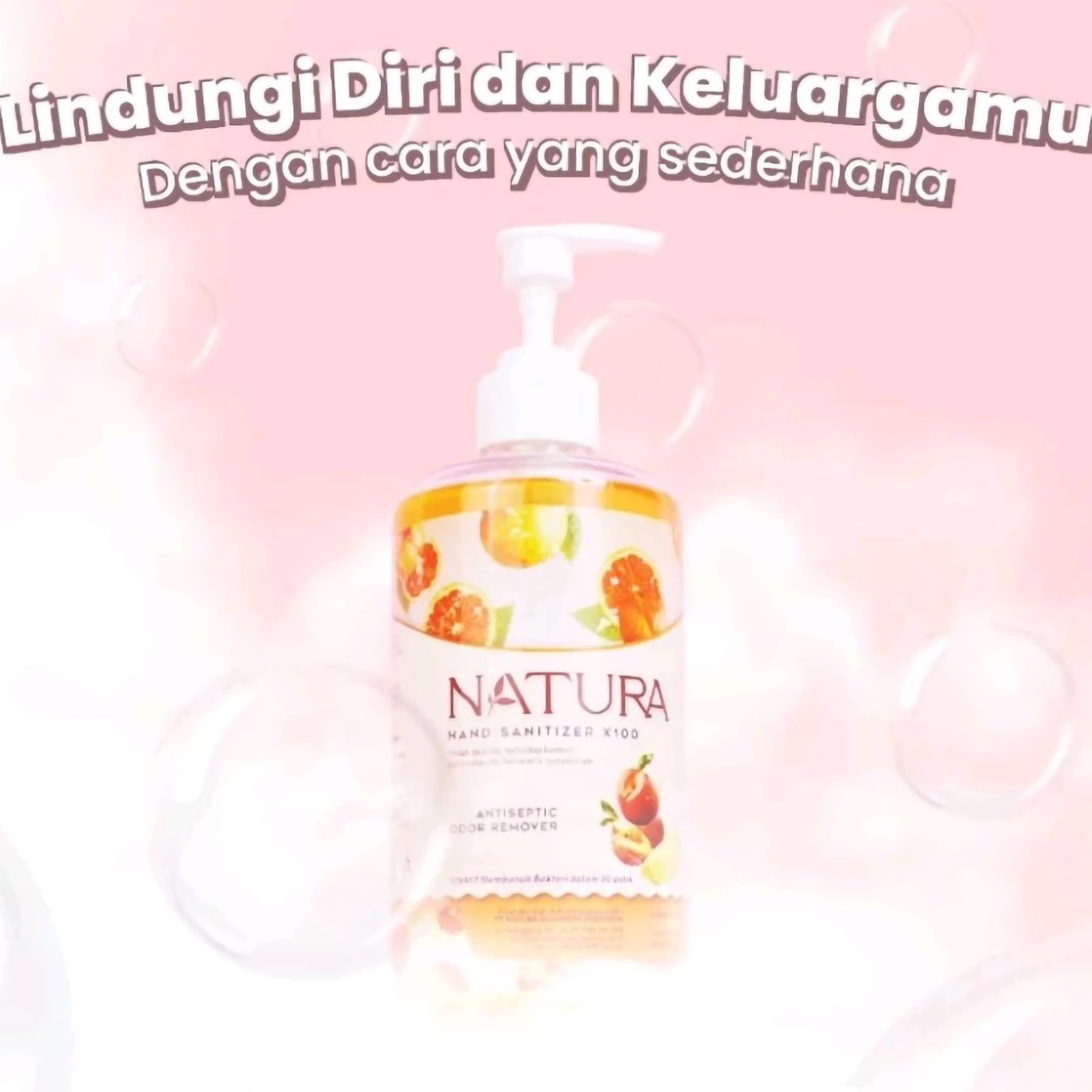Bumi Natura Mulia Natura Hand Sanitizer X-100 Peach