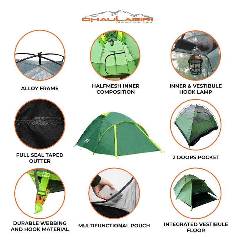 Dhaulagiri Terra Pro 4 Tent 3