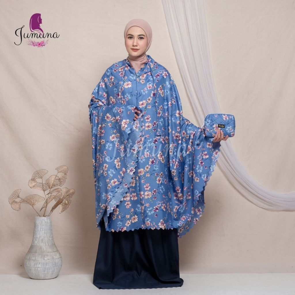  Jumuna Mukena Travelling Laser Cut Motif