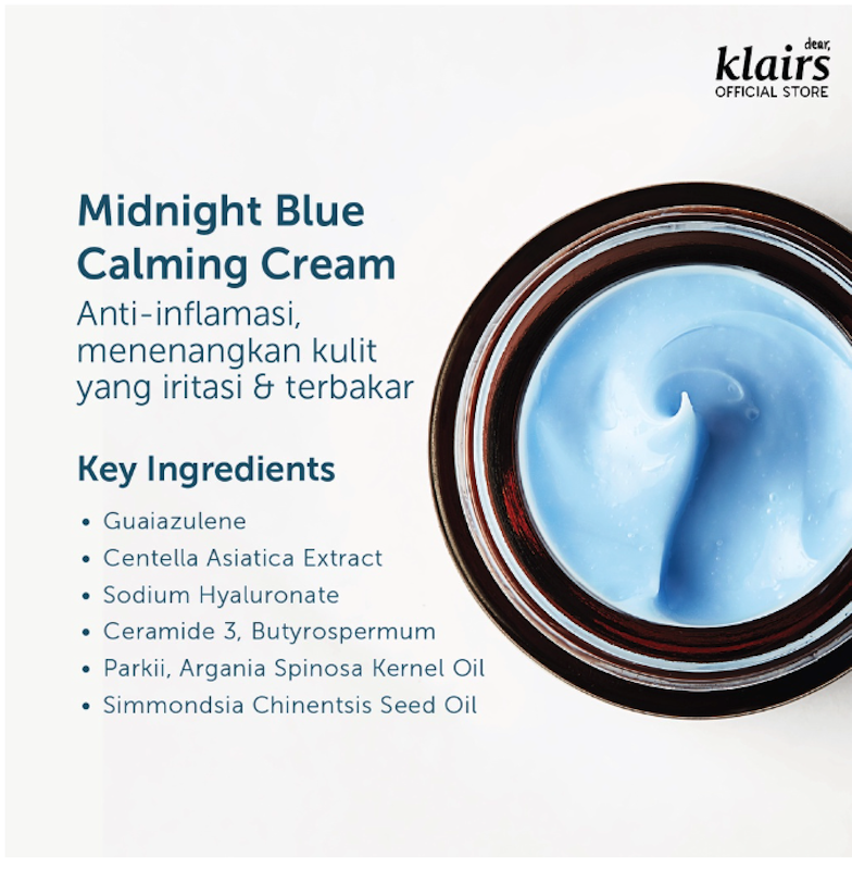 Dear, Klairs Midnight Blue Calming Cream 4