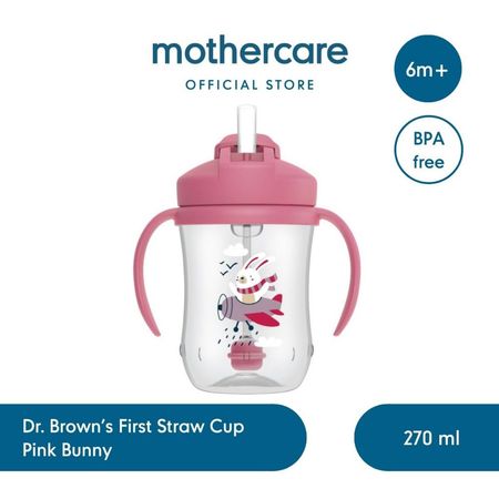 Tritunggal Multi Cemerlang Dr.Brown's Baby First Straw Cup  91010