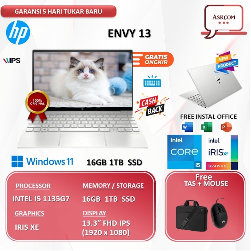 ENVY 13 Intel Core i5-1135G7 5