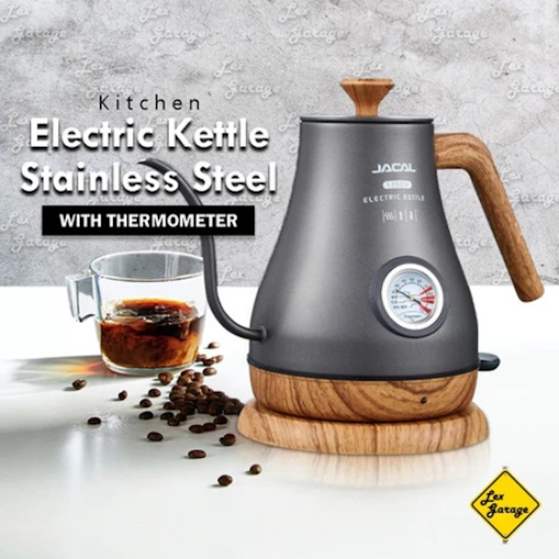 Electric Gooseneck Kettle With Thermometer EK02