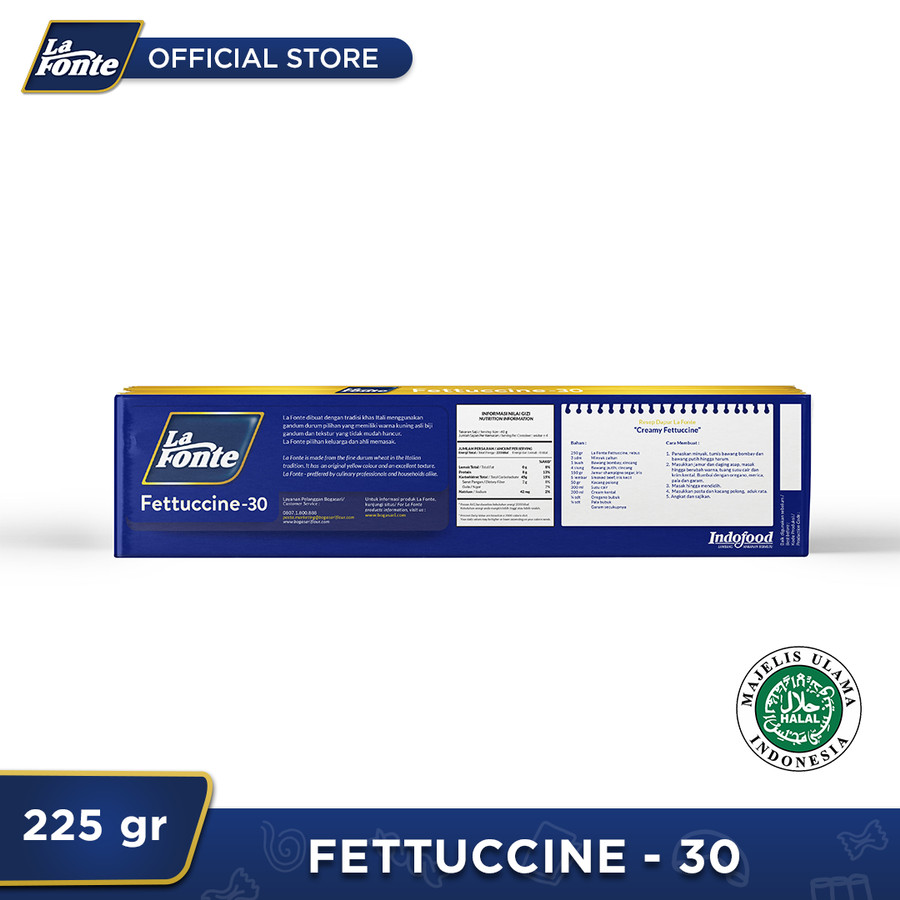Indofood Sukses Makmur La Fonte Fettuccine-30 225g