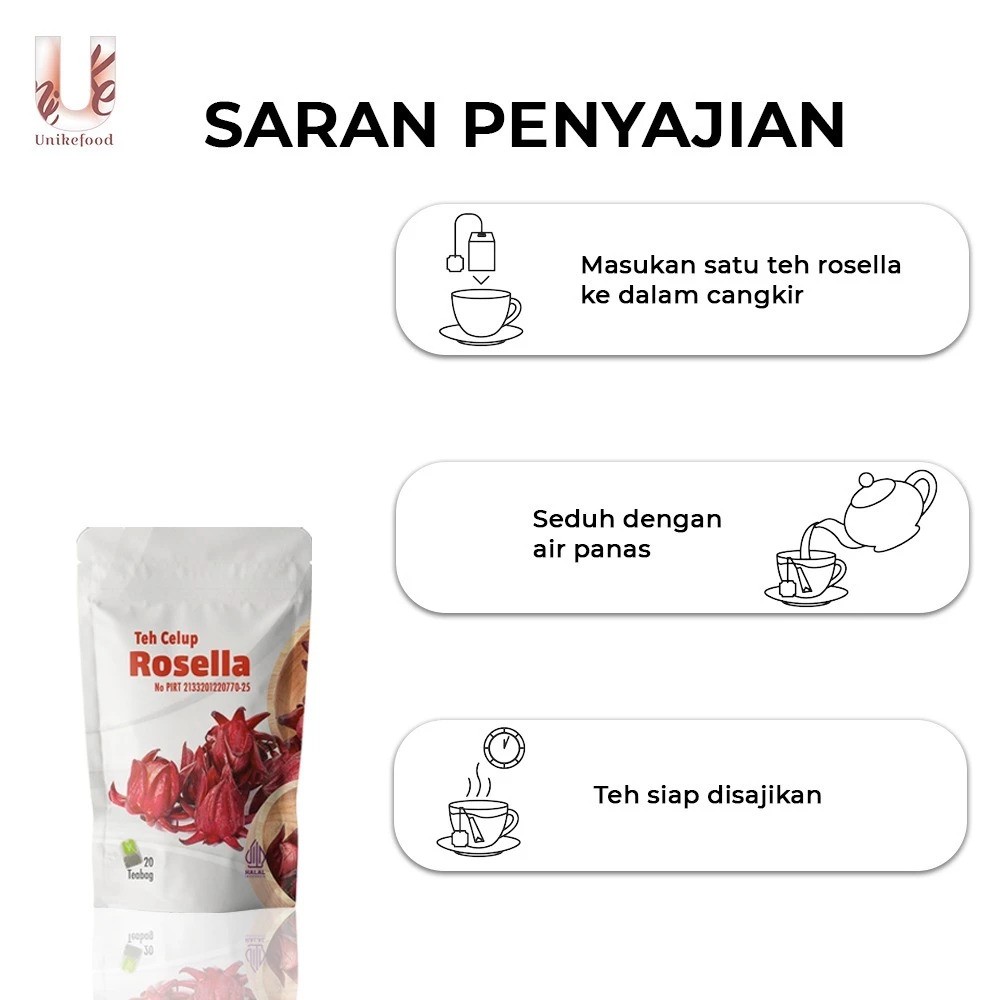 Unikefood Teh Celup Rosella
