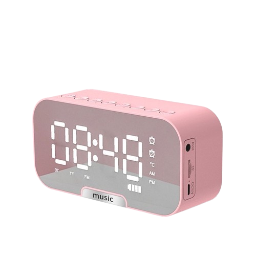 GOOJODOQ LED Display Alarm Clock Smart Speaker