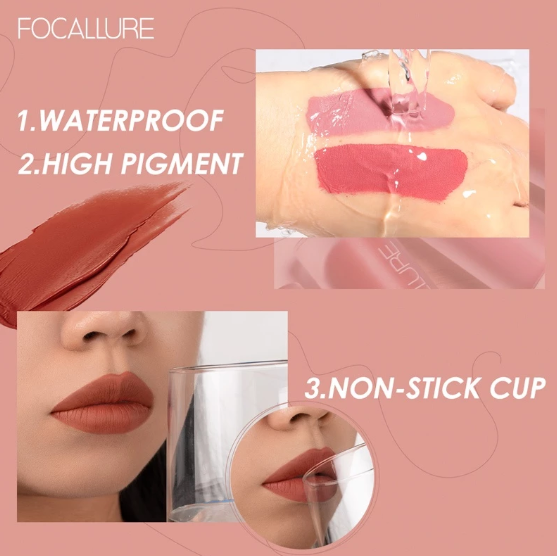 FCL Internasional Indonesia FOCALLURE Stay Matte Lip Ink 14 Madagascar