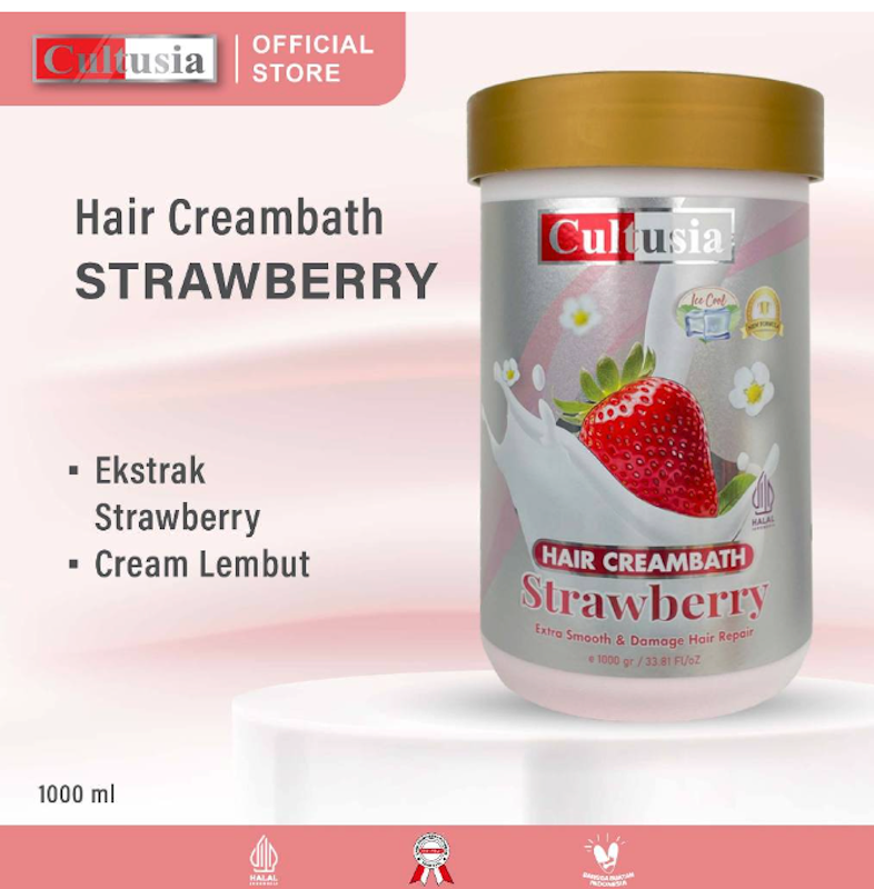 Cultusia Hair Creambath Strawberry