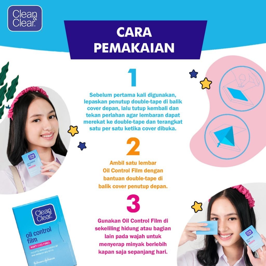 Johnson & Johnson Clean & Clear® Oil Control Film Blue