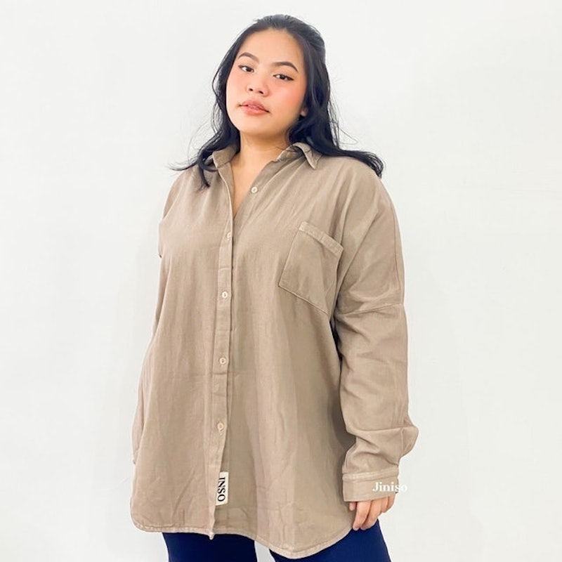 Big Size Kemeja Denim Oversize Hyper Active 1