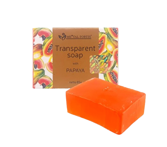 Metal Fortis Papaya Transparent Soap