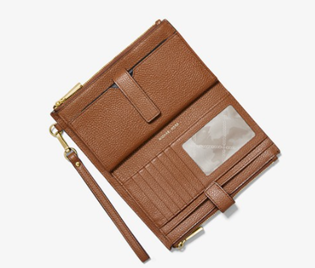 Michael Kors Adele Pebbled Leather Smartphone Wallet 34F9GAFW4L