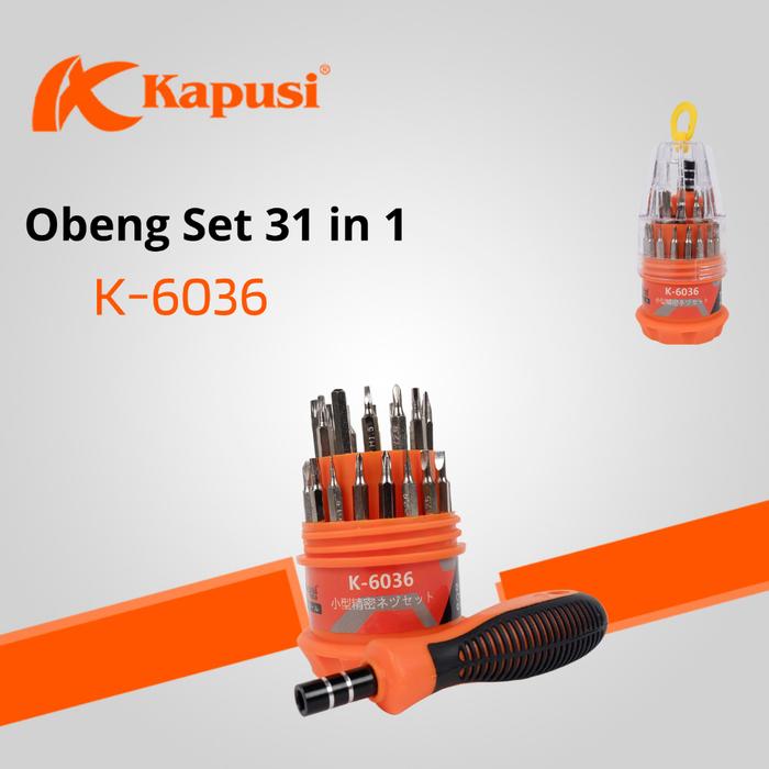 Kapusi Obeng Set 31 in 1 5