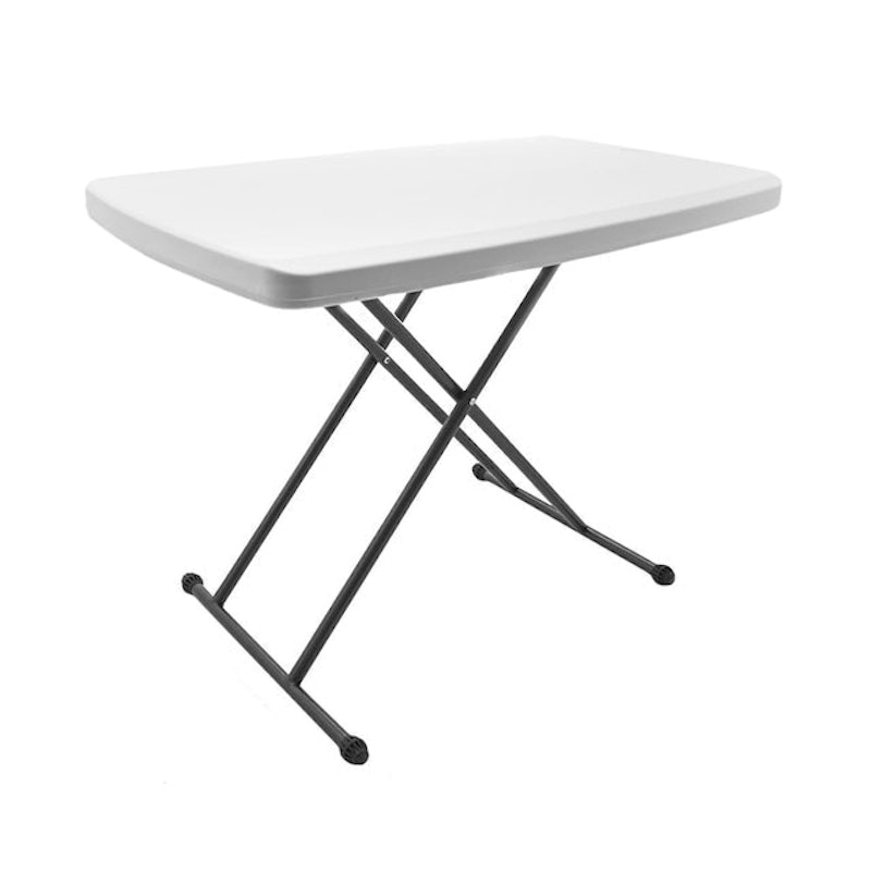Meja Lipat Adjustable - Putih 3