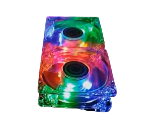 Kipas Pendingin Aquascape LED Double Fullset