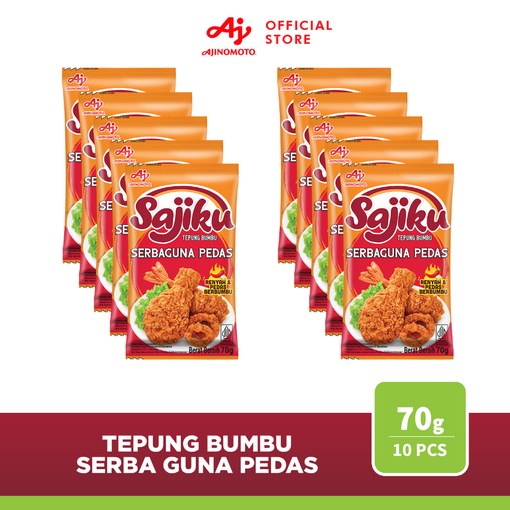 Ajinomoto Sajiku® Tepung Bumbu Serbaguna Pedas